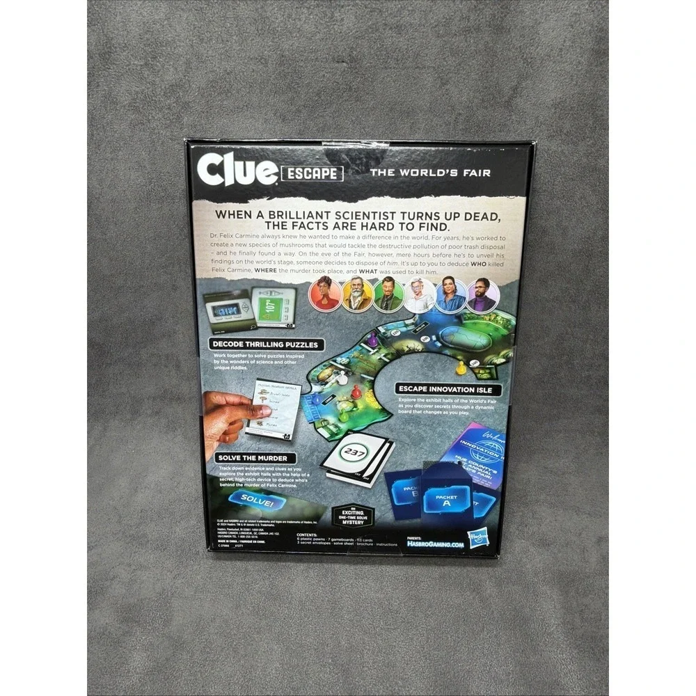 Hasbro clue escape